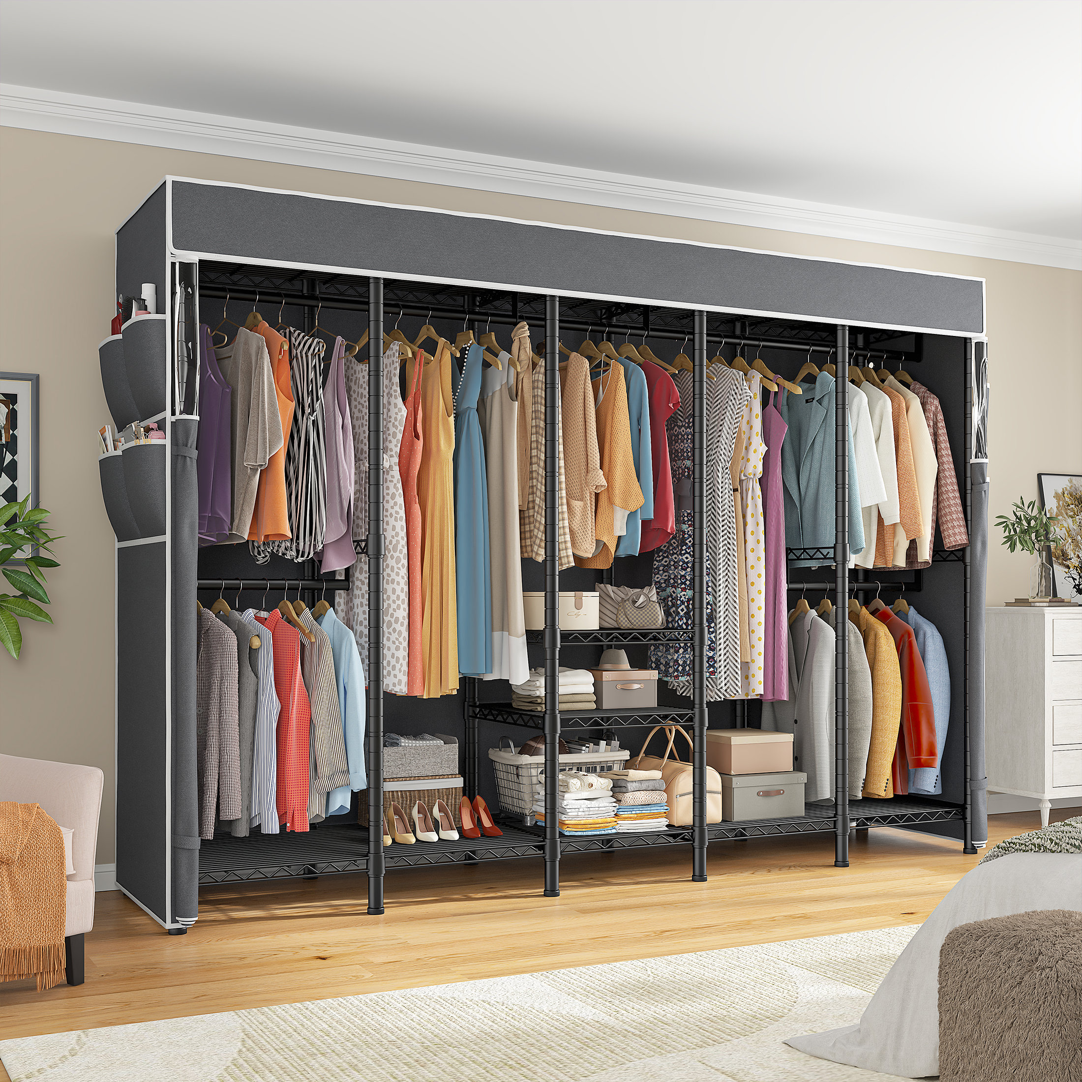 ②WWW_RACK WHAT WE WANT Razhane+88.2''+W+Clothes+Rack+